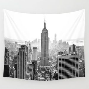 NYC skyline tapestry